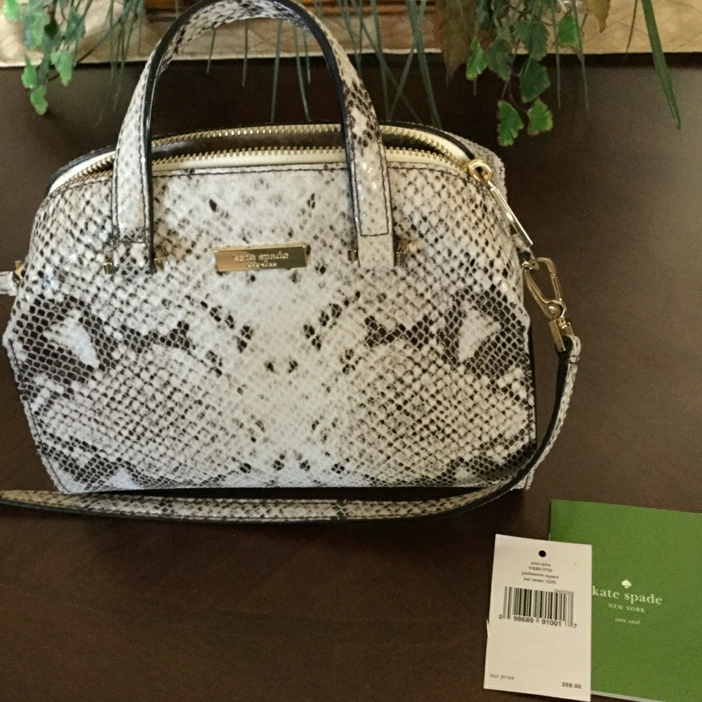 Kate Spade -Mini Mira paliament square-snake